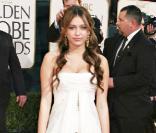 Miley Cyrus aux Golden Globes en janvier 2009 
