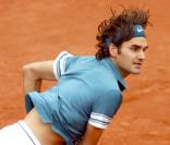 Roger Federer à Roland-Garros, le 1er juin 2010. Il a été éliminé de la compétition. 