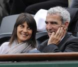Raymond Domenech et Estelle Denis 