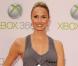 Stacey Keibler, à l'occasion de la présentation de Project Natal , le nouveau jeu vidéo sur X-Box 360, dont la soirée de lancement s'est déroulée au Galen Center de Los Angeles, le 13 juin 2010.