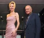 Eva Herzigova lors du lancement du premier jour des soldes du magasin Harrods à Londres, le 19 juin 2010