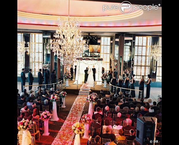 La rainbow wedding room où se tiendra la réception du mariage