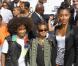 Jada Pinkett Smith et ses enfants Jaden et Willow lors de la soirée des BET Awards 2010 au Shrine Auditorium à Los Angeles le 27 juin 2010  