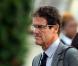 Après la sèche élimination des Trois Lions par l'Allemagne, la délégation anglaise, manifestement très déçue, a fait son retour à Londres le 29 juin... Photo : Fabio Capello 