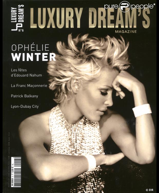 Ophélie Winter en couverture de Luxury Dreams