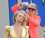 Le mannequin russe Natasha Poly à Paris en juin 2010