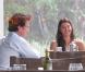 Sean Penn et une mystérieuse amie déjeunent dans un hôtel de luxe, à Miami, juin 2010