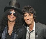 Silver Clef Awards à Londres, le 2 juillet 2010 : Ronnie Wood et Slash