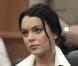 Lindsay Lohan le 25 mai 2010, entendue devant le tribunal de Beverly Hills pour non-respect de sa mise à l'épreuve