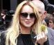 Lindsay Lohan, à la sortie du tribunal de Beverly Hills, après la sentence (3 mois de prison ferme), le 6 juillet 2010.