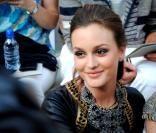 Leighton Meester au défilé Chanel Haute Couture 2010/2011 le 6 juillet 2010 au Grand Palais 