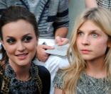 Leighton Meester et Clémence POésy au défilé Chanel Haute Couture 2010/2011 le 6 juillet 2010 au Grand Palais 