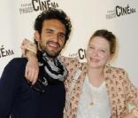 Arthur Igual et Léa Seydoux lors de la présentation de Petit Tailleur dans le cadre du festival Paris Cinéma le 6 juillet 2010 à Paris