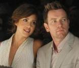 Jessica Alba et Ewan McGregor au défilé Hugo Boss Black lors de la fashion Week allemande le 8 juillet 2010