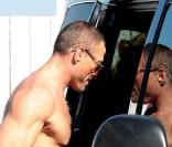 Jean-Claude Van damme à Saint-Tropez, le 20 juillet 2010