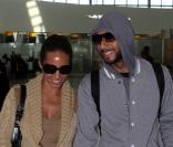 La chanteuse américaine Alicia Keys et son futur mari Swizz Beatz 