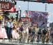 L'arrivée de l'étape du Tour de France et la victoire du sprinteur Mark Cavendish, à Bordeaux, le 23 juillet 2010.