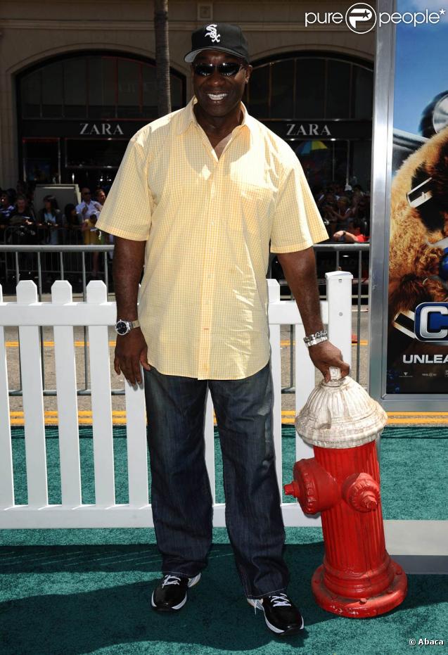 Michael Clarke Duncan lors de la première mondiale du film d'animation Comme chiens et chats : La Revanche de Kitty Galore, le 25 juillet 2010 à Hollywood 