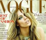 Masha Novoselova en couverture de l'édition allemande de Vogue 
