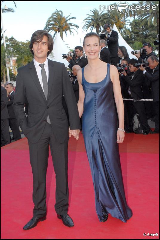 Dimitri Rassam et sa mère Carole Bouquet en 2007 lors du festival de Cannes