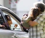 Salma Hayek, blessée à la cheville, se rend chez le médecin. Le 26 juillet 2010