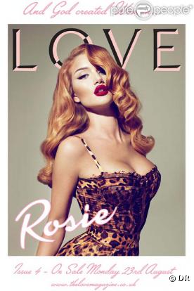 Rosie Huntington-Whiteley pour le magazine  Love , août 2010