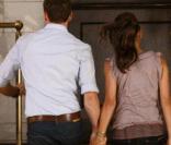 Justin Timberlake et Mila Kunis sur le tournage du film Friends with Benefits à New York le 1er août 2010