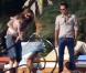 J-Lo, son époux Marc Anthony, et leurs enfants se reposent sous le soleil de Mexico. Juillet 2010