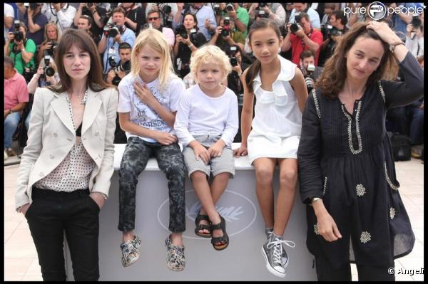 Charlotte Gainsbourg présente L'Arbre, durant le Festival de Cannes. Mai 2010 