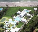 La propriété de Céline Dion et son parc aquatique à Jupiter Island, en Floride. 
