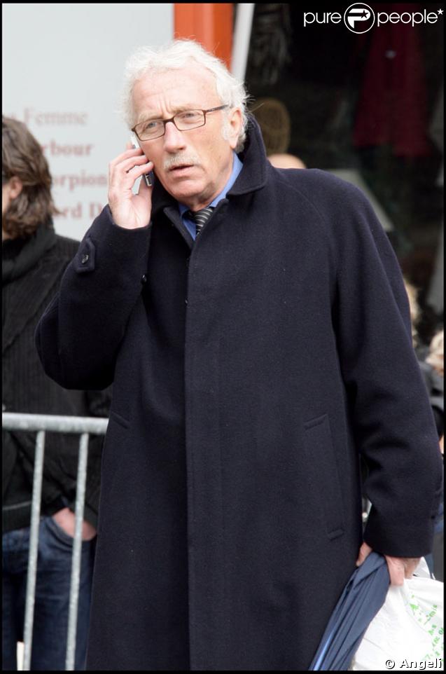 Jacques Vendroux aux obsèques de Thierry Gilardi