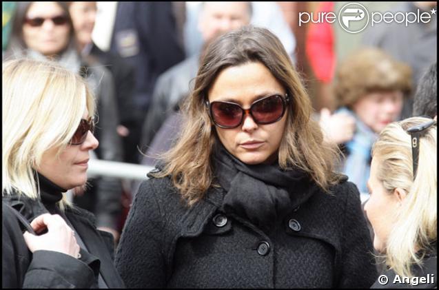 lavie Flament et Sandrine Quétier, venues dire adieu à leur collègue