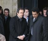 Michel Platini et Serge Blanco
