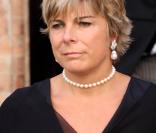 Les obsèques du prince Carlos Hugo de Bourbon-Parme, décédé le 18 août, se sont déroulées le 28 août à la basilique Santa Maria della Steccata. La princesse Laurentien des Pays-Bas. 