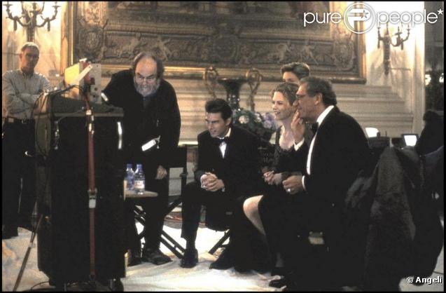 Stanley Kubrick sur le tournage d'Eyes Wide Shut 