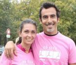 Adeline Blondieau et son compagnon Laurent 