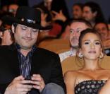 Robert Rodriguez et Jessica Alba, à l'occasion de la présentation officielle de  Machete , dans le cadre de la 67e Mostra de Venise, le 1er septembre 2010.