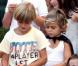 Romeo Beckham et Kingston Rossdale, fils de Gwen Stefani et Gavin Rossdale lors de la fête d'anniversaire de Romeo Beckham le 1er septembre 2010 à Los Angeles