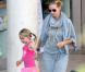 Heidi Klum et sa fille Leni lors de la fête d'anniversaire de Romeo Beckham le 1er septembre 2010 à Los Angeles