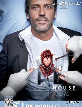 Affiche promotionnelle de House (saison 7)
