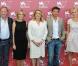 Fabrice Luchini, Karin Viard, Catherine Deneuve, François Ozon et Judith Godrèche, lors du photocall de  Potiche  à la 67e Mostra de Venise, le 4 septembre 2010.