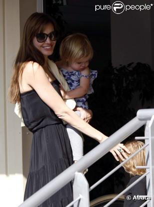 Angelina Jolie et ses jumeaux, Knox et Vivienne