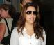 Eva Longoria a son arrivée à l'aéroport d'Heathrow, le 4 septembre 2010