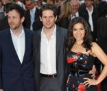 Ryan O'Nan, America Ferrera le réalisateur Ryan Piers Williams à la cérémonie de fermeture du festival de Deauville
