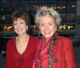 Les soeurs Catherine et Françoise Laborde au cocktail de rentrée de TF1 (13 septembre 2010 au Palais Brongniart)