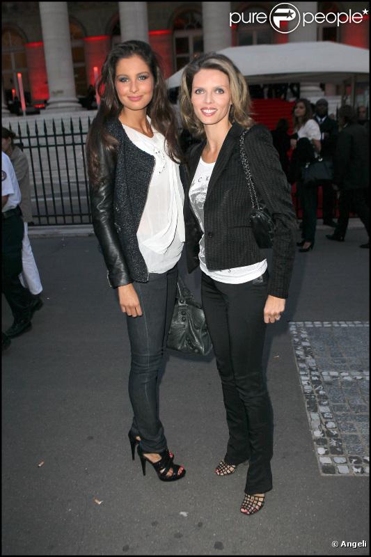 Malika Ménard et Sylvie Tellier au cocktail de rentrée de TF1 (13 septembre 2010 au Palais Brongniart)