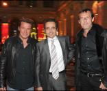 Benjamin Castaldi, Laurent Storch et Jean-Luc Reichmann au cocktail de rentrée de TF1 (13 septembre 2010 au Palais Brongniart)