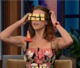 Kate Walsh en robe sushi chez Jay Leno