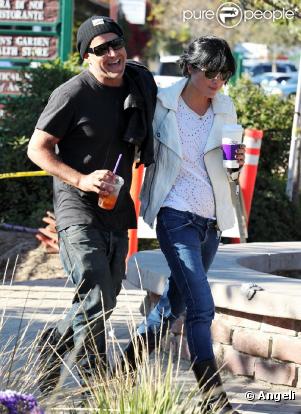 Selma Blair et son chéri Jason Bleick, à Malibu