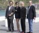 Javier Bardem, Julia Roberts, Ryan Murphy et Richard Jenkins au 58e Festival du Film de San Sebastian, où elle a été honorée du Prix Donostia, le 20 septembre 2010.